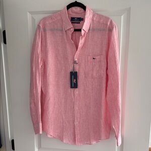 Vineyard Vines Linen Button Down Shirt